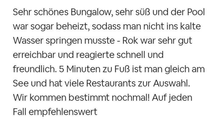 Bungalows Sonnenblume Am Klopeiner See Sankt Kanzian am Klopeiner See Exterior foto